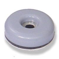 BRINOX B77530G PATIN DESLIZADOR 25 MM GRIS ADHESIVO Y TORNILLO 8 UN