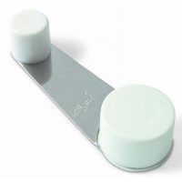 BRINOX B78270B TOPE RETENEDOR BLANCO GIRATORIO ADHESIVO Y TORNILLO