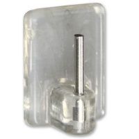 BRINOX B50060H PERCHA VISILLO 4 UN ADHESIVA PLASTICO TRANSPARENTE