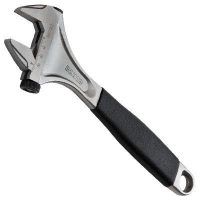 BAHCO 9572C LLAVE AJUSTABLE MOLETA LATERAL CROMADA 10"