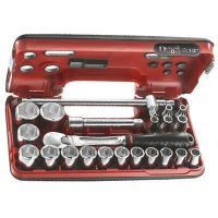 FACOM SL.DBOX4 JUEGO VASOS 6 CARAS 1/2" CON TRINQUETE