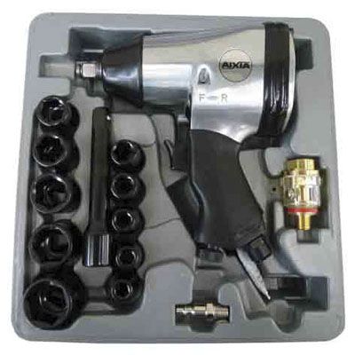 AIXIA 811KP KIT LLAVE IMPACTO VASOS 09-27 MM 330 NM