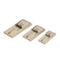 SAUVIC 05135 RATONERA CEPO RATA TABLA MADERA GRANDE Nº3