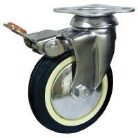 AFO 0003/FDA/GN/125 RUEDA GOMA NEGRA 125*25 FRENO DOBLE 90 KG