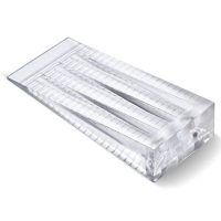 BRINOX B78510H CUÑA PLASTICO MEDIANA TRANSPARENTE 66*30*15 MM 2 UN