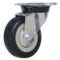 AFO 0168/GN/CB/200 RUEDA GOMA CON COJINETES NEGRA 200*50 225 KG