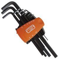 BAHCO BE-9588 JUEGO 9 LLAVES HEXAGONALES LARGAS 1,5-10 MM