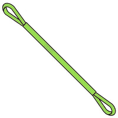 EXIT-SLING EA-020-02 ESLINGA TUBULAR CON GAZAS POLIESTER 2 MT