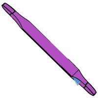 EXIT-SLING EAP-01500-05 ESLINGA PLANA CON GAZAS POLIESTER 5 MT