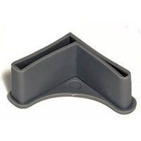 SIMON RACK SIMONCLASSIC PIE PLASTICO P40 SIMPLE GRIS