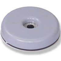 BRINOX B77520G PATIN DESLIZADOR 38 MM GRIS ADHESIVO Y TORNILLO 4 UN