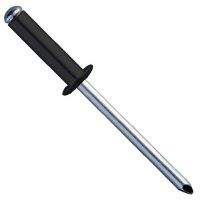 CYA 40111 REMACHE ALUMINIO LACADO NEGRO 3,9*12