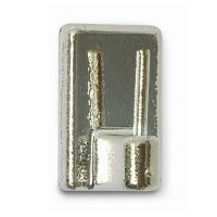 BRINOX B50060P PERCHA VISILLO 4 UN ADHESIVA PLASTICO PLATA 17*25