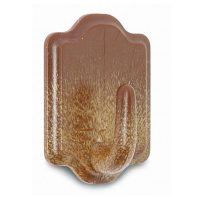 BRINOX B50190Z PERCHA PLASTICO 3 UN ADHESIVA MADERA 22*32 MM