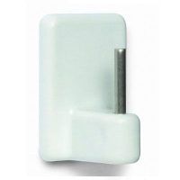 BRINOX B50170B PERCHA VISILLO 4 UN ADHESIVA PLASTICO BLANCO 19*27