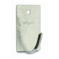 BRINOX B70180E COLGADOR GANCHO LARGO ADHESIVO ACERO INOX 23*40 3 UN