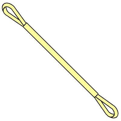 EXIT-SLING EA-030-01 ESLINGA TUBULAR CON GAZAS POLIESTER 1 MT