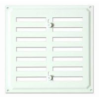 BRINOX B70385D REJILLA CON PERSIANA 17*17 CM LACADO BLANCO