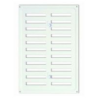 BRINOX B70395D REJILLA CON PERSIANA 17*24,5 CM LACADO BLANCO