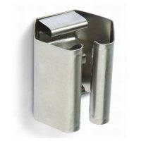 BRINOX B70400E SOPORTE PARA MANGOS ADHESIVO ACERO INOX 40*43 2 UN