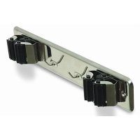 BRINOX B70650E CUELGA ESCOBAS RODILLO DOBLE ACERO INOX 275*50 MM