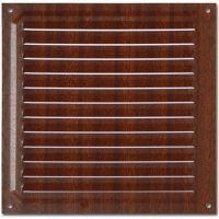 BRINOX B70585Z REJILLA CUADRADA 20*20 CM MADERA OSCURA