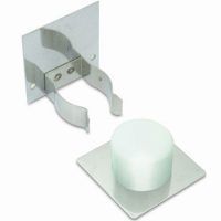 BRINOX B78220B RETENEDOR INOX Y TOPE ADHESIVO BLANCO 45*45*48 MM