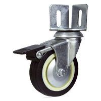 AFO 0008/FA/GN/042 RUEDA GOMA NEGRA 42*17 FRENO SIMPLE 40 KG