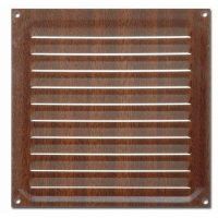 BRINOX B70225Z REJILLA CUADRADA 15*15 CM MADERA OSCURA