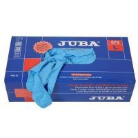 JUBA 570 GUANTE NITRILO AZUL SIN POLVO 100 UNIDADES TALLA XL