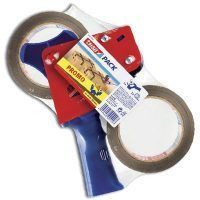TESA TAPE 57455 DISPENSADOR BONUSPACK Y 2 ROLLOS CINTA 66*50 MARRON