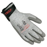 JUBA HDY008-SP GUANTE DYNEEMA ANTICORTE PU GRIS T-L