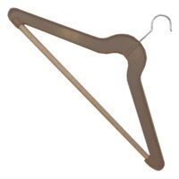 IRIGARAY 81667 PERCHA PLASTICO CABALLERO MARRON PACK 20 UN