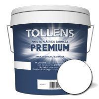 TOLLENS 8301 12 LT 100 BLANCO PINTURA PLASTICA PREMIUM SATIN