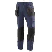 JUBA 981 PANTALON TOP RANGE AZUL MARINO NEGRO T-L
