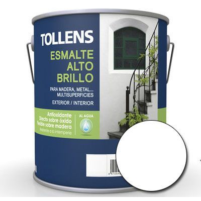 TOLLENS 8200 250 ML 100 BLANCO NIEVE ESMALTE ALTO BRILLO AGUA