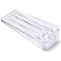 BRINOX B78520H CUÑA PLASTICO GRANDE TRANSPARENTE 80*30*20 MM 2 UN