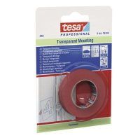 TESA TAPE 04965 TESAFIX CINTA DOBLE CARA SOPORTE PET 25*19 TRANSPARENTE
