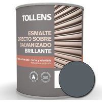 TOLLENS 8720 750 ML 465 GRIS MEDIO ESMALTE SOBRE GALVANIZADO