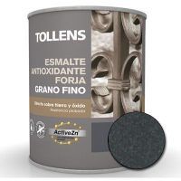 TOLLENS 8730 750 ML 404 NEGRO PAVONADO ESMALTE FORJA GRANO FINO