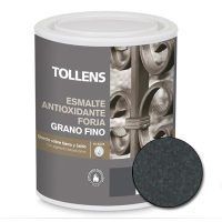 TOLLENS 8732 2,5 LT 404 NEGRO PAVONADO ESMALTE FORJA GRANO FINO AGUA